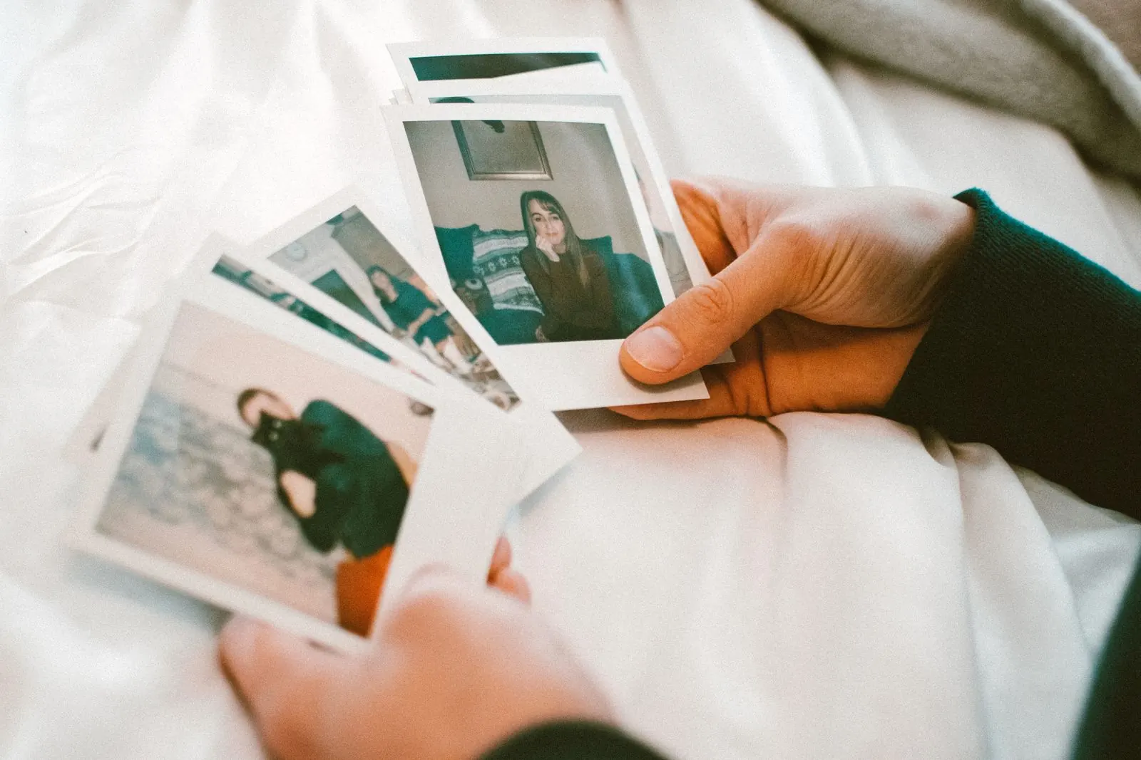 Instant prints from a photo booth rental in Chicago, IL